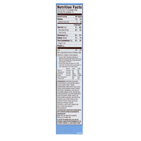 14-Ounce (Pack 12) Pillsbury Quick Bread and Muffin Baking Mix, Banana, Boxes