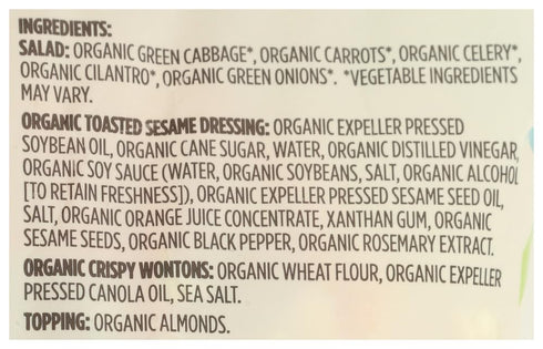 365 by Whole Foods Market 12 oz , Organic Salad Kit - Asian Inspired