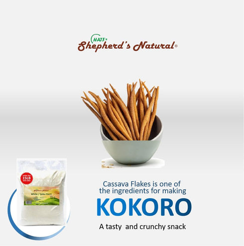 5 lb 80 oz 100% Ijebu Garri/Gari / bag by HATF's Shepherd's Natural, All Natural - SAND-FREE - AUTHENTIC TASTE