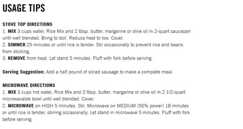8 oz (Pack 4) Zatarain's Red Beans & Rice