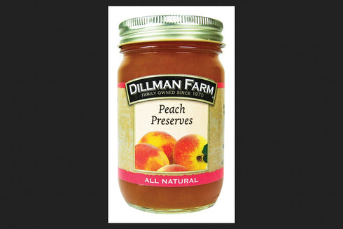 Dillman Farm Inc Dillman Farm All Natural Peach Preserves 16 oz. Jar