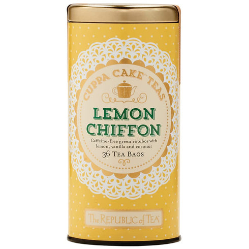 The Republic of Tea Lemon Chiffon Cuppa Cake Tea, 36 Tea Bags