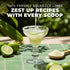 1.1 lb (17.64 oz) Gya Tea Co Lime Powder - Rich in Vitamin C, Raw Lime Juice Powder - Water Flavor Enhancer for Drinks