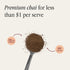 10.6 oz 60 Morning Made Original Chai Latte Powder Mix - Servings - Sweetened, Organic Black Tea and Spice Blend