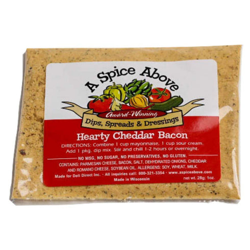 Bek Brands 8 Pack Packets A Spice Above Variety of Dips, Gluten Free, Mixed Seasonings for Easy, Quck-to-Make Appetizer
