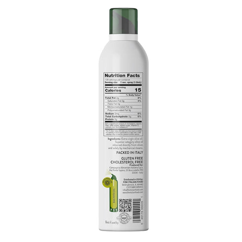 8.5 oz. Mantova Extra Virgin Olive Oil Spray Spray Bottle - Manage Oil Amount - Great For Salads & Cooking