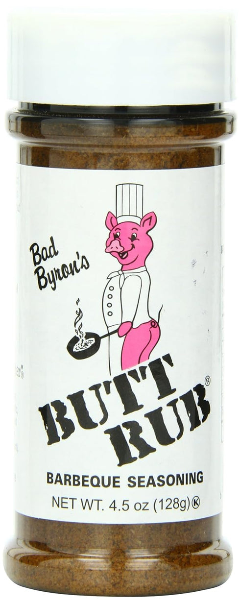 Butt Rub Bad Byrons Barbeque Seasoning 4.5 oz Shaker | Award-Winning All-Purpose Dry Rub