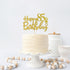 Gold Glitter Happy 85th Birthday Cake Topper - 85 Sign Cake Topper - Cheers to 85 Years Party Supplies Decoration