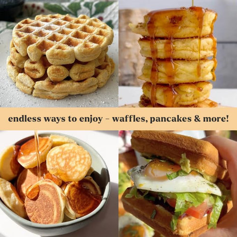 1g 0g 9.08oz, Pack 3 Scotty's Everyday - Keto Pancake and Waffle Mix - Net carbs, Added Sugar, Gluten-Free, High Fiber