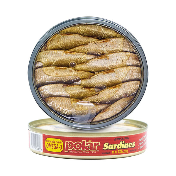 MW Polar Brisling Sardines, Smoked In Olive Oil, 4.23 Oz - Pack
