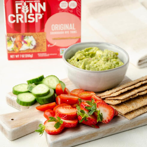 7 (Pack 9) Finn Crisp Sourdough Rye Thins, Original Crispbread, Ounce Boxes