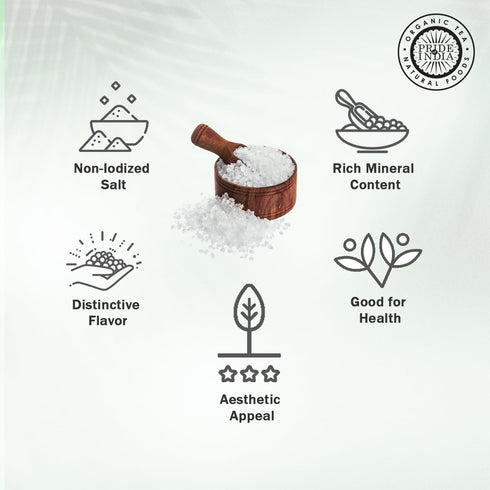 2.2 lbs (997.90 W/84+ Pride of India- Himalayan White Salt Coarse Grind gm)- Rarest & Enriched Natural Minerals- Low