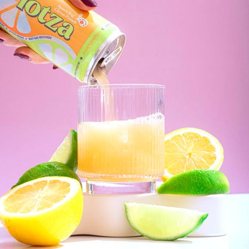 (Pack 12) Pack Lotza Sparkling Non-Alcoholic Adaptogen Drink with Electrolytes | Non-Alcoholic Mocktail & Drink Mixer|