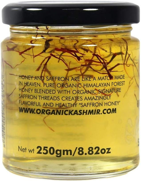 Generic 250 Organic Kashmir Signature Saffron Honey Organic Saffron Thread Honey Kesar Honey Gram