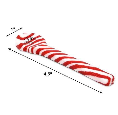 24 Pack Gift Boutique Christmas Peppermint Candy Cane Spoons Edible Mint Candies Spoon Individually Wrapped