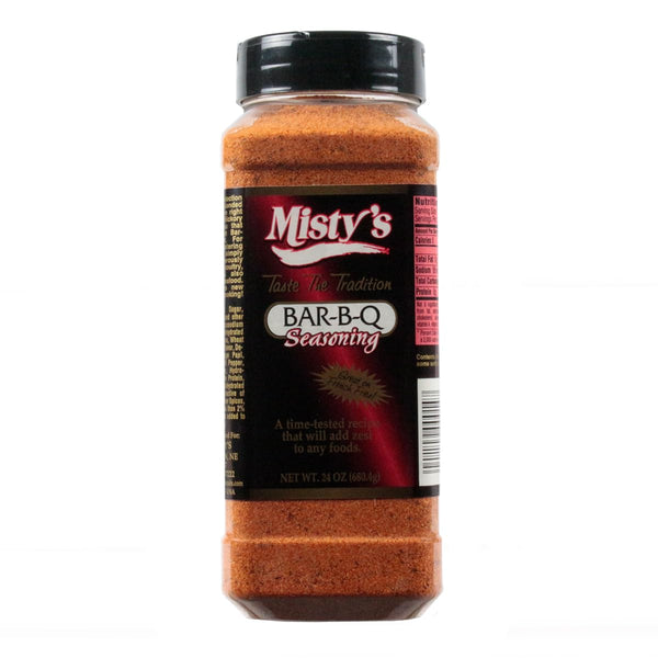 Misty's Steakhouse BBQ Seasoning Gluten Free No MSG Meat Poultry Game 24 Ounces