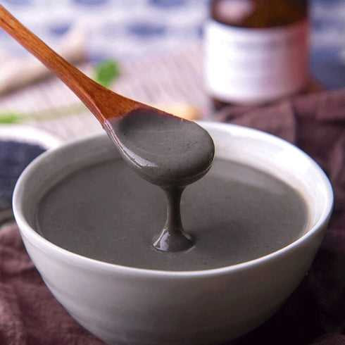 TEAERPKLAE 12.69 oz ground sesame seedsblack sesame seed paste Instant Drink Cereal black sesame