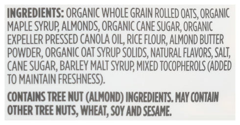 365 12 by Whole Foods Market, Maple & Almond Butter Granola, Ounce