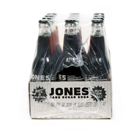 12-Pack 100% 12 Oz Jones Soda Co. Root Beer Flavor | | The Original Craft Soda | Made with Pure, Cane Sugar | Pop