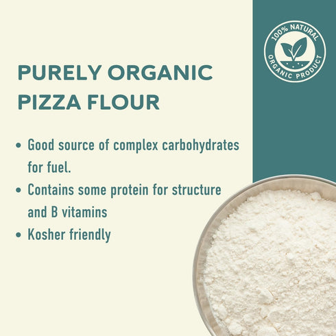 00 5 lbs Fairhaven Mill Organic Pizza Flour - USDA Certified Organic and Non-GMO - Perfect for Thin, Supple Pizza