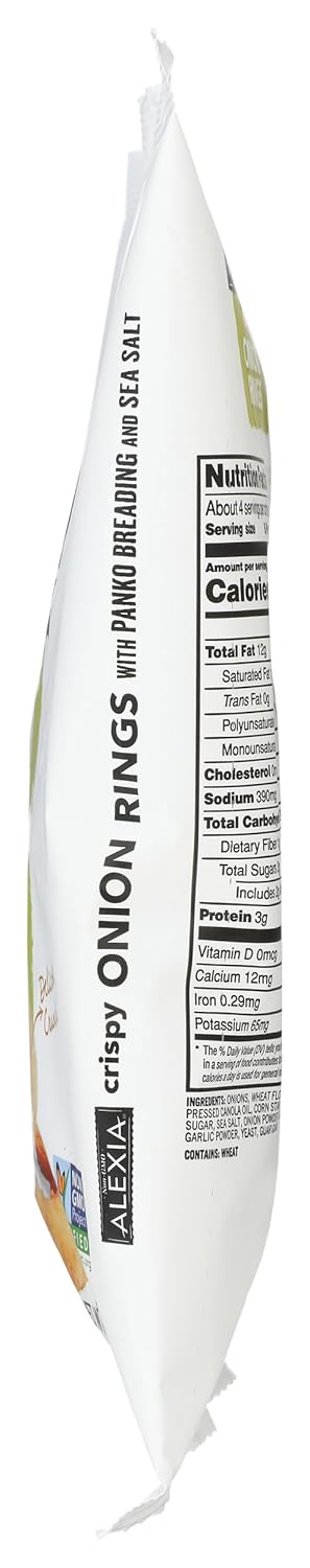 11 OZ ALEXIA FOODS Onion Rings With Sea Salt