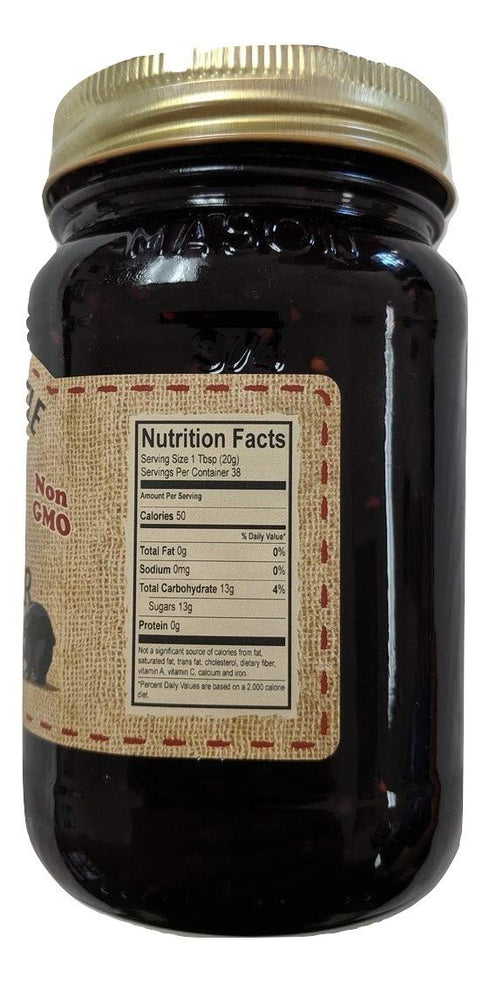 Generic 2 19 Oz The Dutch Kettle Amish Homemade Style Black Bear Jam All Natural Non-GMO - Reusable Jars