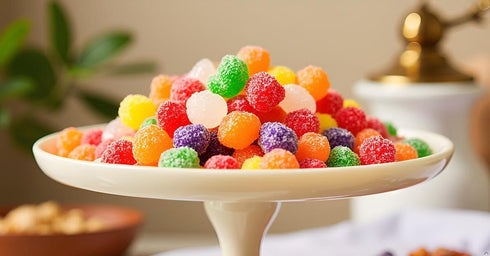 6 2.5 SweetGourmet Spice Drops Candy, Old-Fashioned Gumdrops, Flavors Jelly Candy, Pound