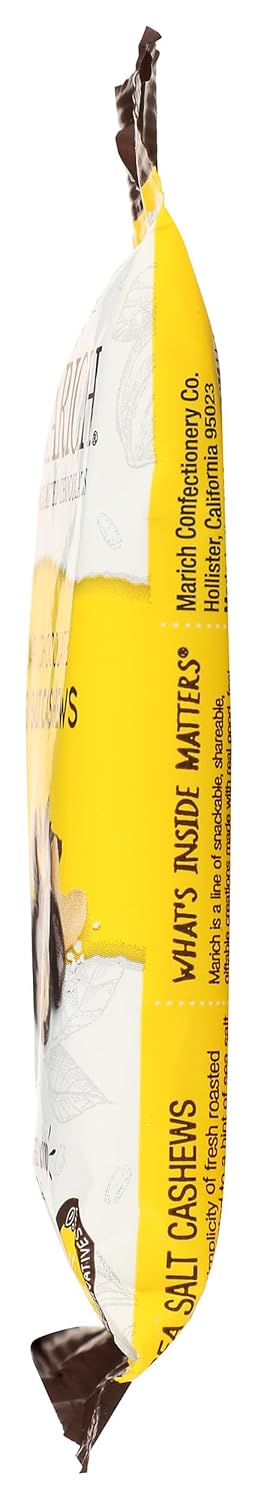 2.3 OZ MARICH CONFECTIONERY Dark Choc Sea Salt Cashews