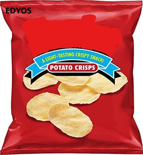 EDYOS 4.25 Oz. (Pack 2) Regular Potato Crisps, Bags