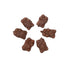 Gummy 2 Gummy Milk Chocolate Covered Bears, Pound Bulk Bag, Chocolate Candy, Bears, The Hampton Popcorn & Candy Company