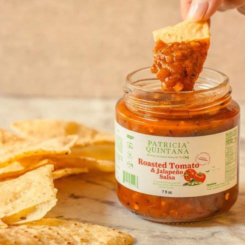 Pack (4 Patricia Quintana Authentic Mexican Salsa Sampler - Enjoy Roasted Tomato & Jalapeo, Extra Spicy Jalapeo, Chile