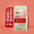 (4 lbs) Organic Tattva White Rice Flour - Indian Organic Rice Flour - Natural Plant Based - Vegan - Kosher - No