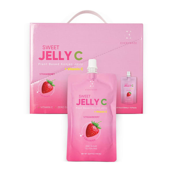 EVERYDAZE Sweet Jelly C Konjac Jelly | Vegan, Gluten Free, Sugar Free,