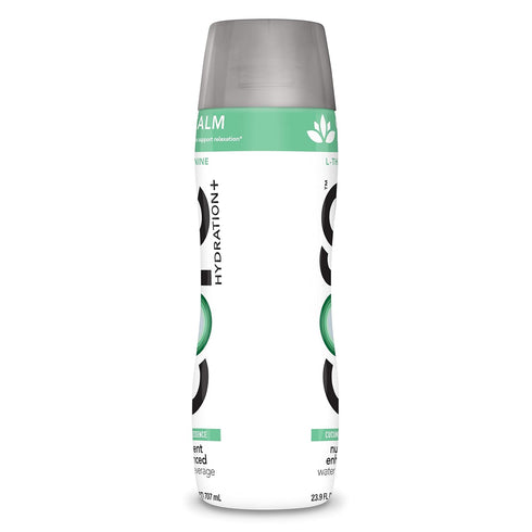 23.9 Oz (Pack 12) CORE Hydration+ Calm, Cucumber Essence Nutrient Enhanced Water with L-Theanine, Fl Bottle