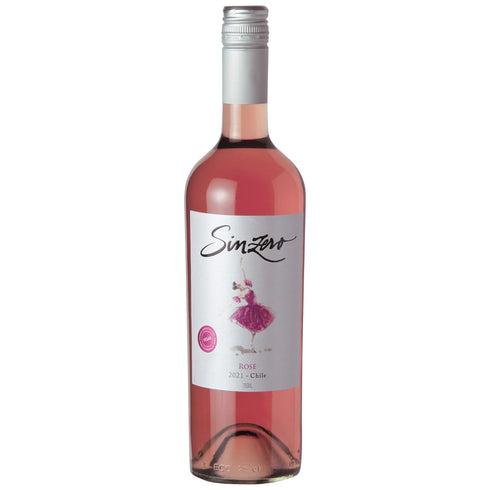 SINZERO - Non-Alcoholic Ros Wine - 25.4 fl oz Bottle - De-alcoholized