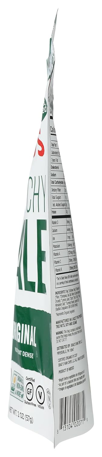2 Brads Raw, Chip Kale Vamp Organic, Ounce