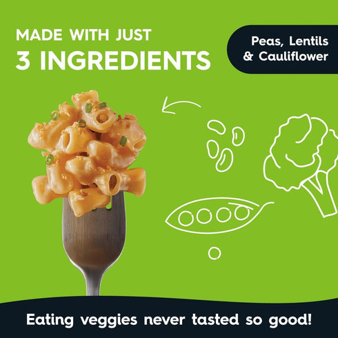 Elbow 8 oz (3 Pack) Veggiecraft Farms Pasta - NEW IMPROVED RECIPE - Protein Pasta, Cauliflower Pasta w/Lentils & Peas