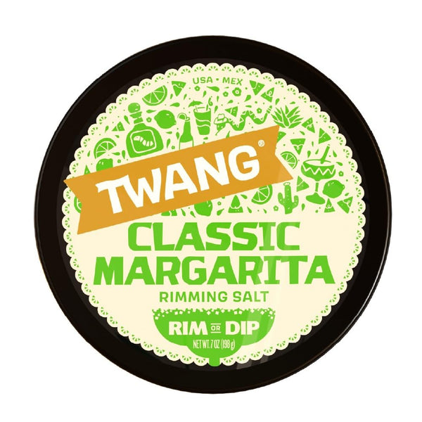 Twang Flavored Salt Rimmer, Classic, for Margaritas, Mocktails, Smoothies and Micheladas, 4