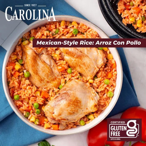 Carolina 16 Oz. Pack 3. Enriched Rice Extra Long Grain Gluten Free