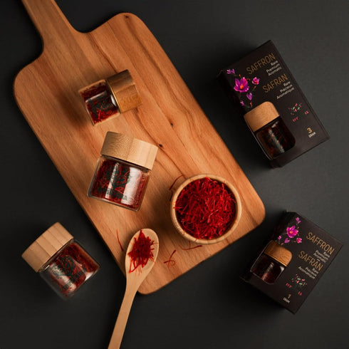 EUPHERBIA Saffron, Grade A+ All Red Threads, Pure Premium Natural Spice for Culinary Delights, Kosher Certified