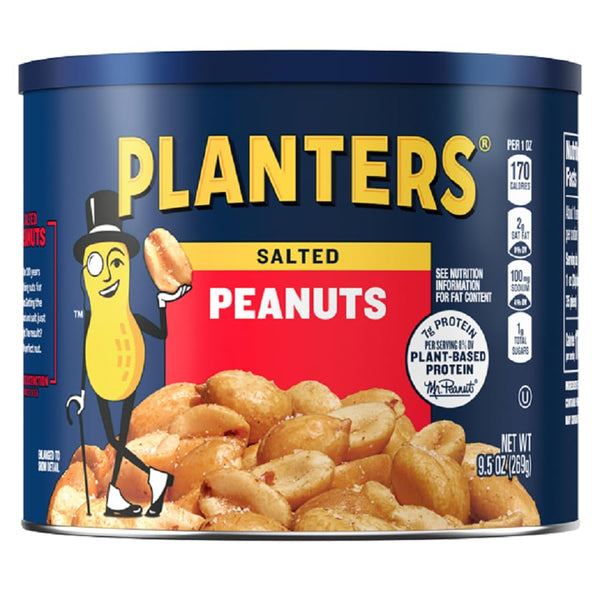 Planters salted peanuts 9.5 oz