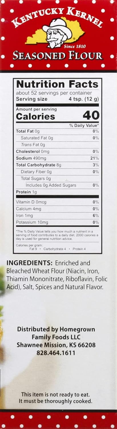 22 (Pack 6) Kentucky Kernel Seasoned Flour, Ounce