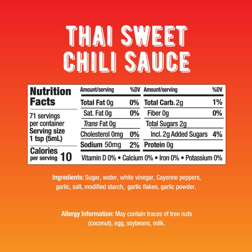 12oz, 1 Pack 2oz Melindas Thai Sweet Chili Sauce - Sweet and Mild Asian Chili Sauce Made with Whole Fresh Ingredients