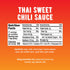 12oz, 1 Pack 2oz Melindas Thai Sweet Chili Sauce - Sweet and Mild Asian Chili Sauce Made with Whole Fresh Ingredients