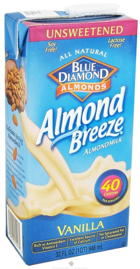 TAOindustry Blue Diamond Growers - Almond Breeze Almond Milk Unsweetened Vanilla - 32