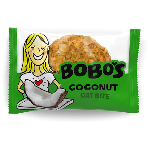 Bobo's Coconut Oat Bites, Simple Ingredients, Whole Grain Oats, Plant Based, Non-GMO,
