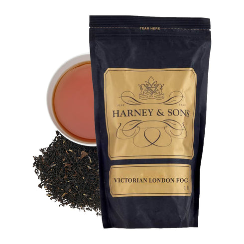 Harney & Sons Victorian London Fog, Loose tea, 16 ounce, Black and