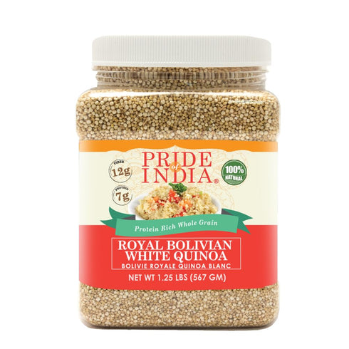 Pride of India White Royal Quinoa 1.25 lb | 100% Natural Bolivian