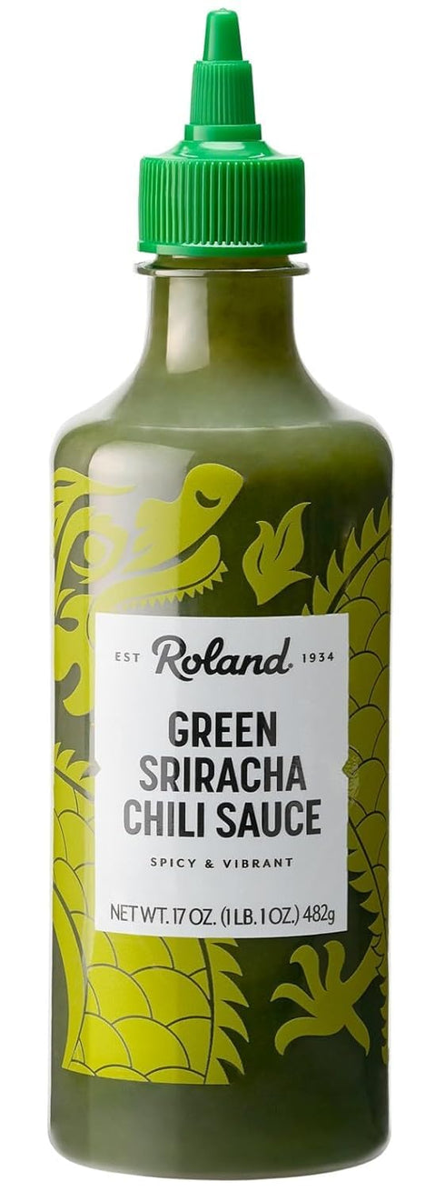 Roland Foods Green Sriracha Chili Sauce 17 Oz Bottle, Pack of 1