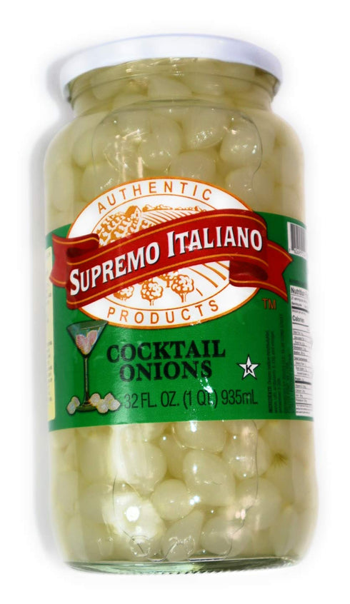 Supremo Italiano : Cocktail Onions 32 Oz.